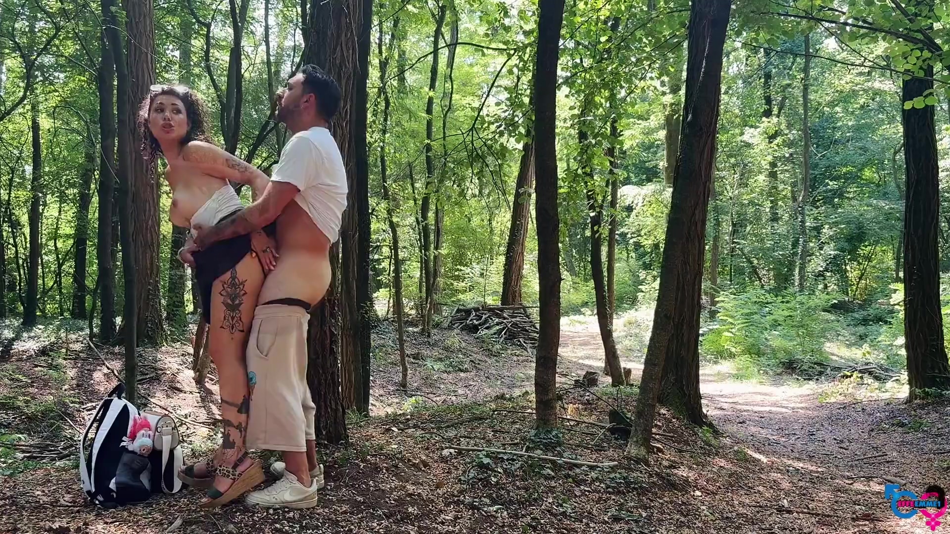 Effe Italian Girl Lost In The Woods Makes A Nerd Lose Her Virginity In Exchange For Help!