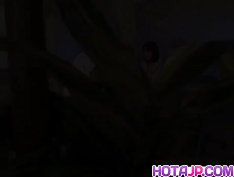 Jun Kusanagi Asian maid gets anal fingering before sucking cock and fucking