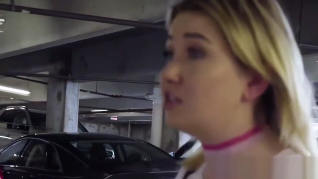 Busty gal Zelda Morrison jumps on hard wood and rides it