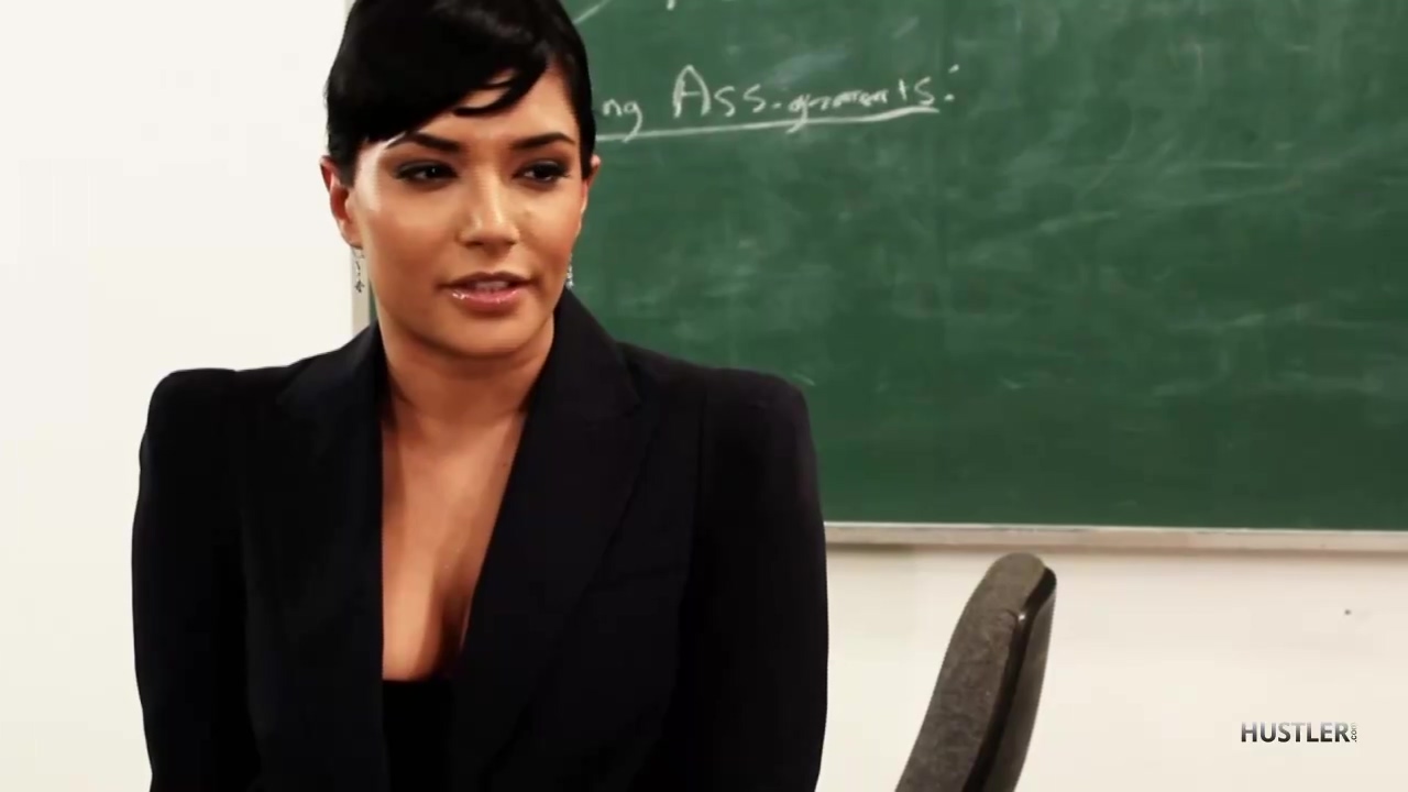 Shazia Sahari and Jana Jordan couldnt hold back from making love with each other, in the classroom
